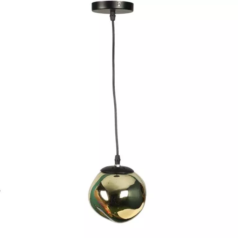 ELIANTE Gloomy Hanging Light Black Metal AC Semi Flush Mount