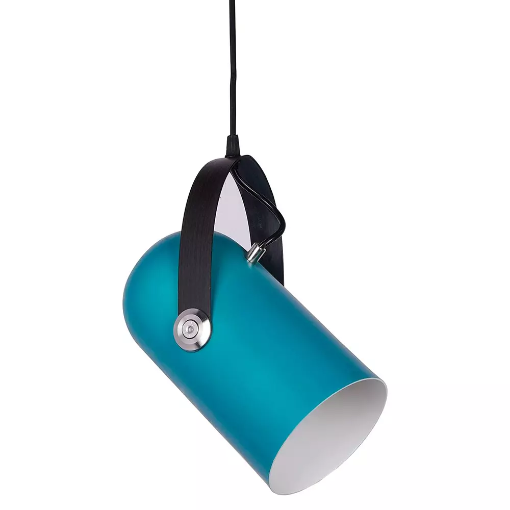 Fos Lighting Capsule Pendant Light 40 W Metal Green, MO105Capsule-Teal-HL1