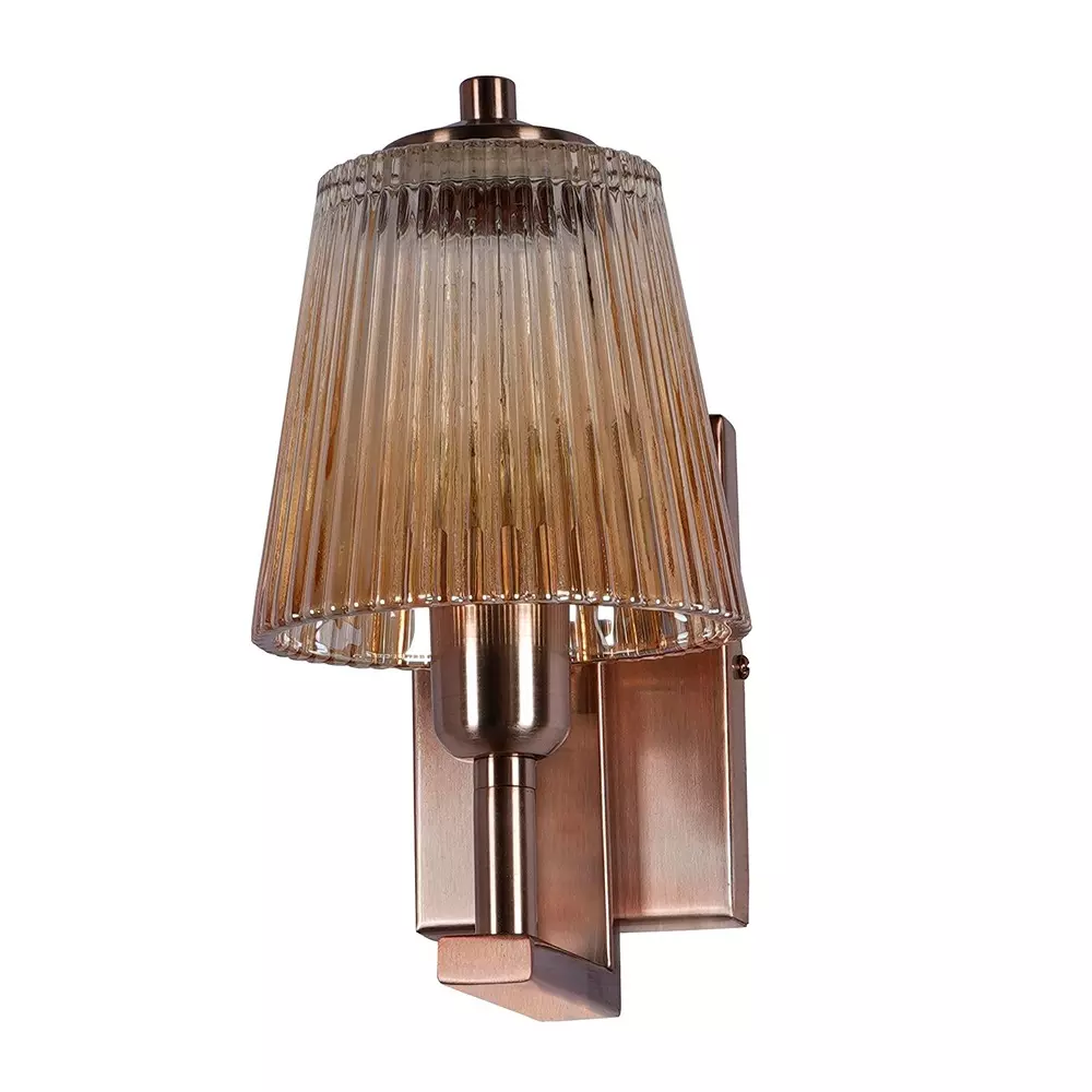 fos-lighting-wall-light-modern-copper-and-glass-ribbed-wall-sconce