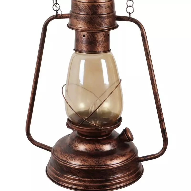 ELIANTE Hanging Light Copper Metal Semi Flush Mount Without Bulb, LAMP-Copper-HL-Big