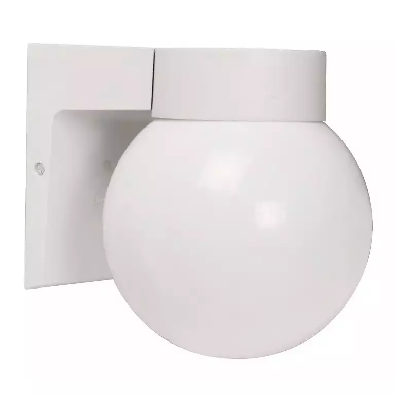 Havells City 2 Decorative Wall Light Fixture Polycarbonate Body for 9 W Retrofit LED Lamp B22 Base, LHDL04160099 (Without Bulb)