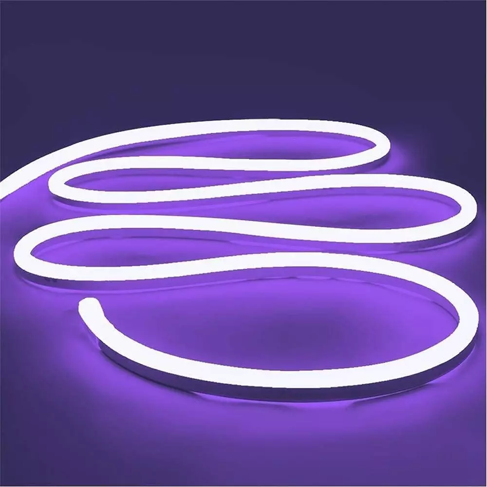 amiciVision Neon LED Strip Light Purple & Length 5 m