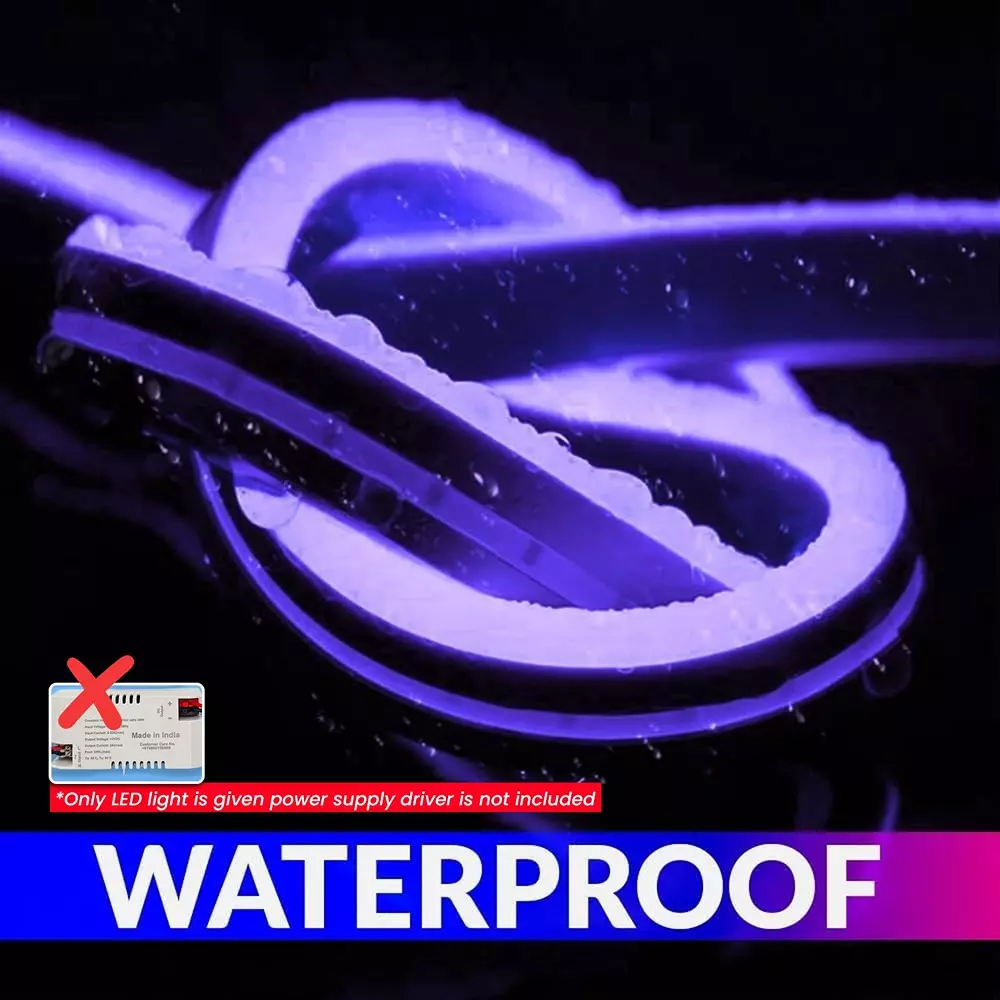 amiciVision Neon LED Strip Light Purple & Length 5 m