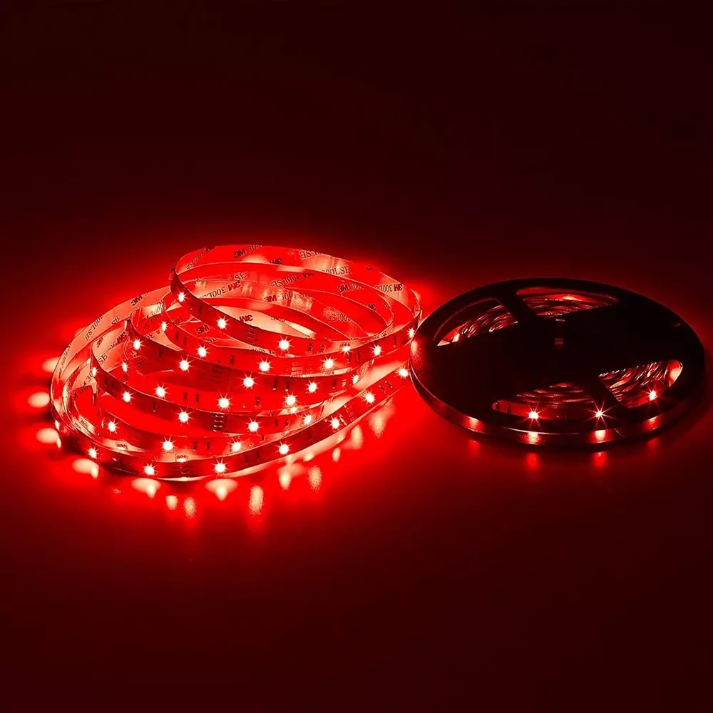 amiciVision LED Strip Light Red 240 LEDs/m & Length 5 m