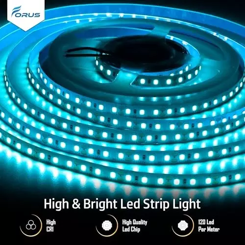 forus-led-strip-light-5-m-length-120-ledsm-12-v-dc-ice-blue-fe5mstriplight-iceblue-1pc