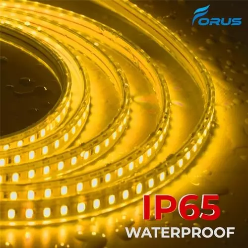FORUS LED Rope Light Amber Length 10 m