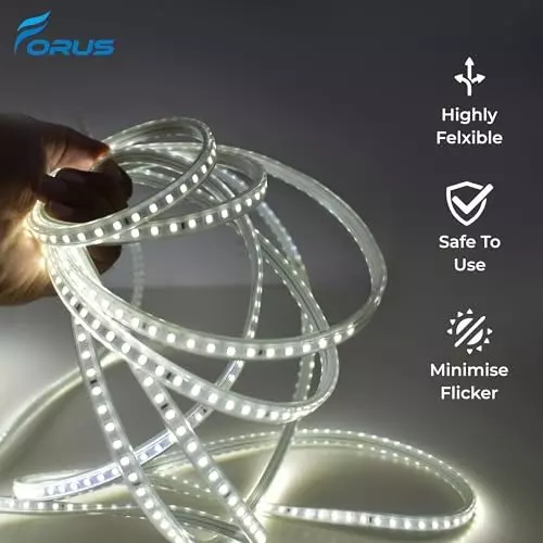 FORUS LED Rope Light Natural White Length 30 m