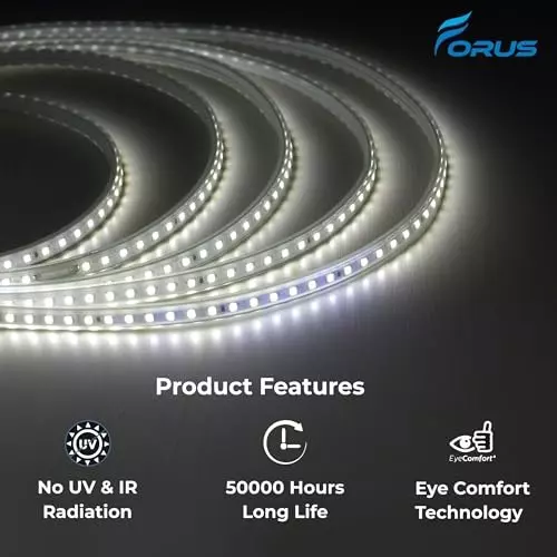 FORUS LED Rope Light Natural White Length 30 m