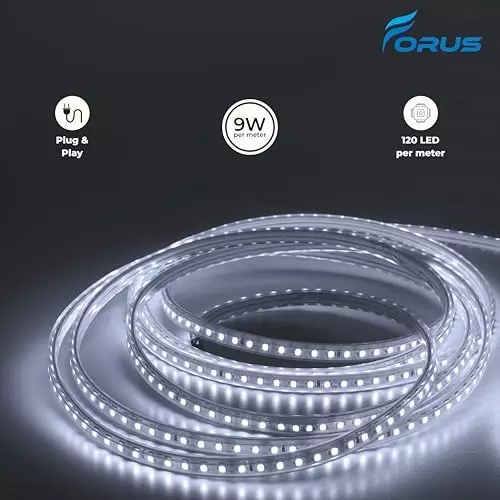 FORUS LED Rope Light Natural White Length 30 m