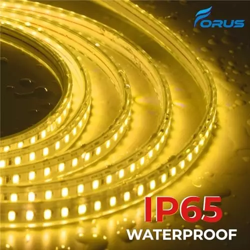 FORUS LED Rope Light Warm White Length 30 m