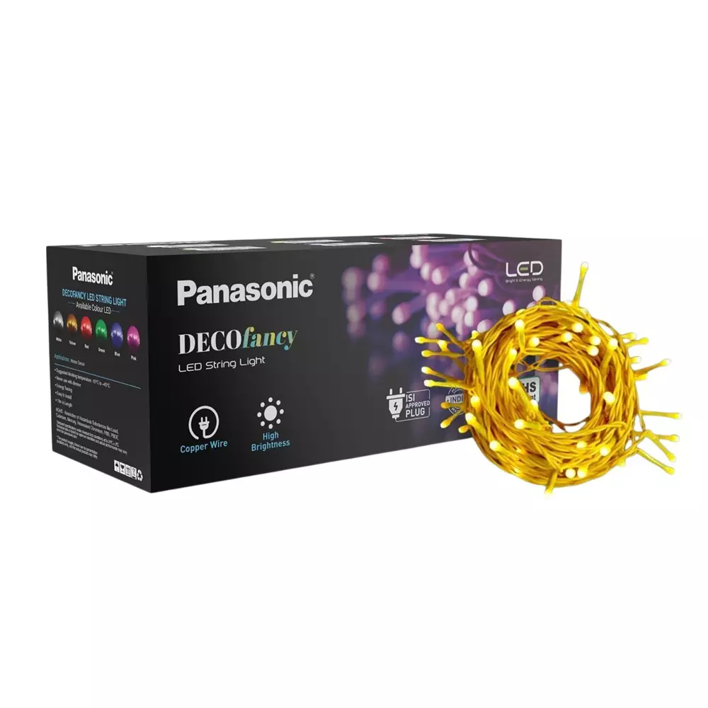 Panasonic String Light Yellow 10 m, PLLM0103Y