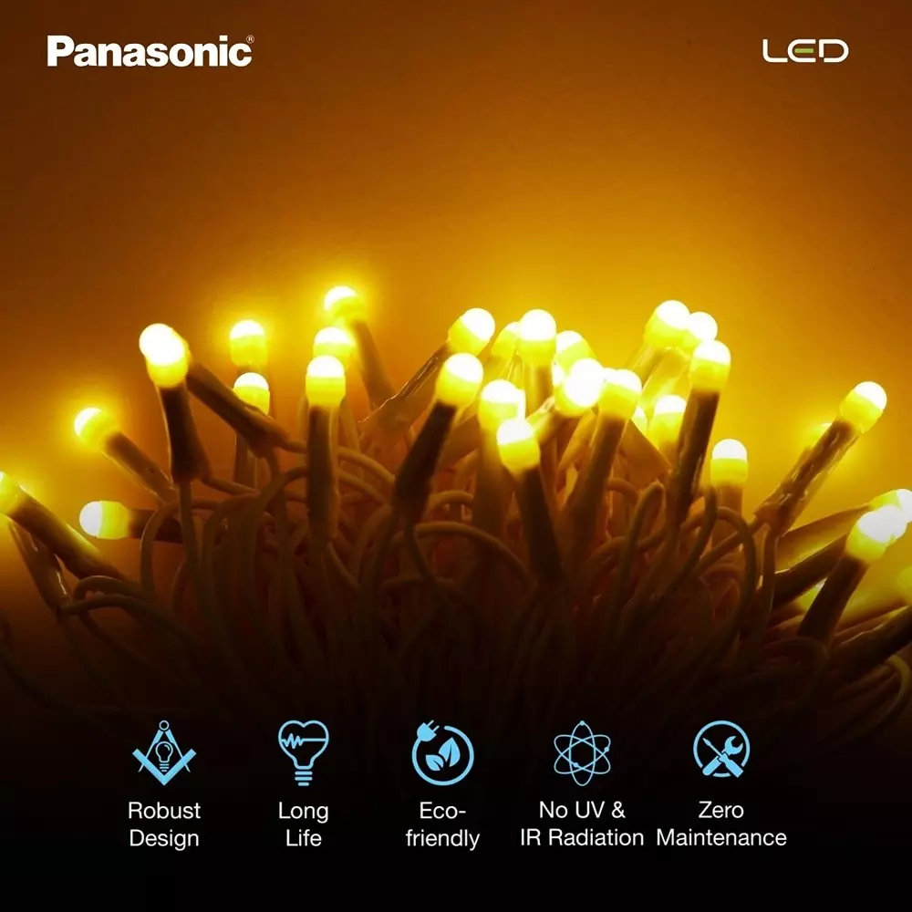 Panasonic String Light Yellow 10 m, PLLM0103Y