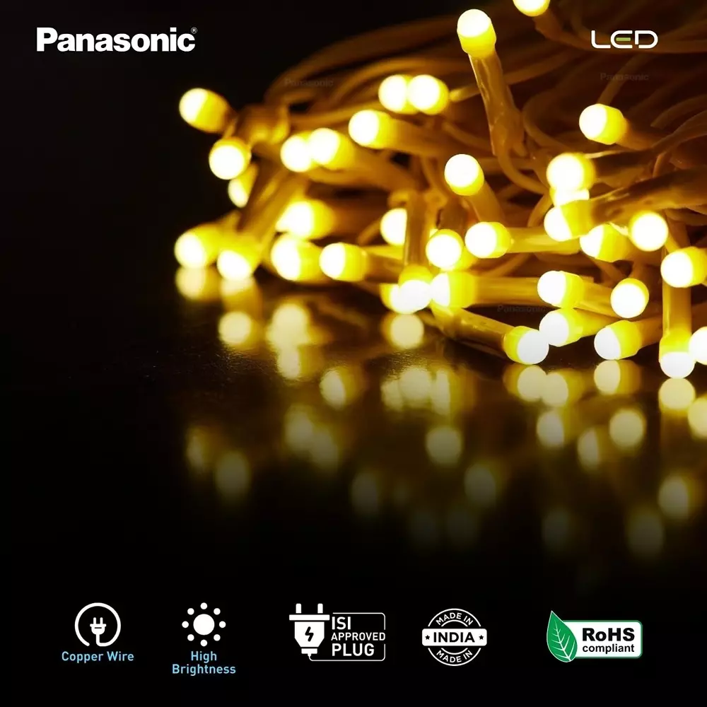 Panasonic String Light Yellow 10 m, PLLM0103Y