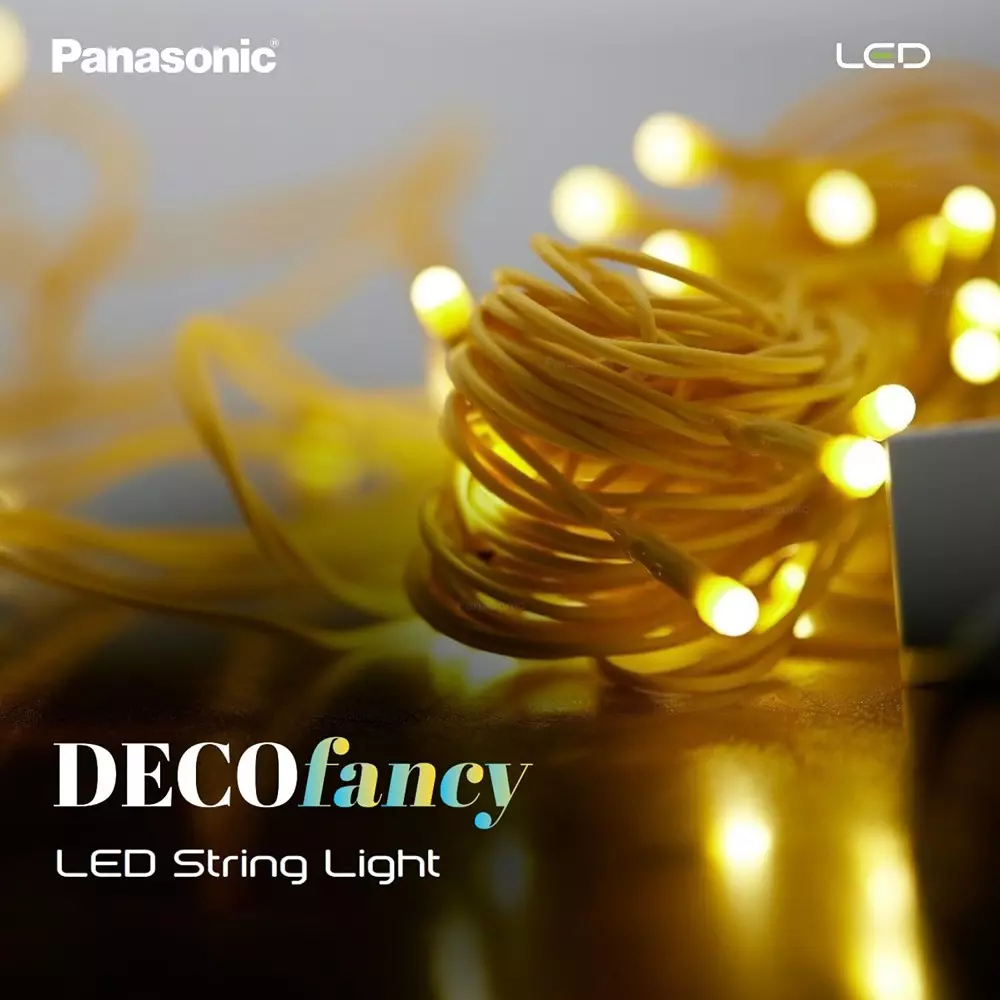 Panasonic String Light Yellow 10 m, PLLM0103Y