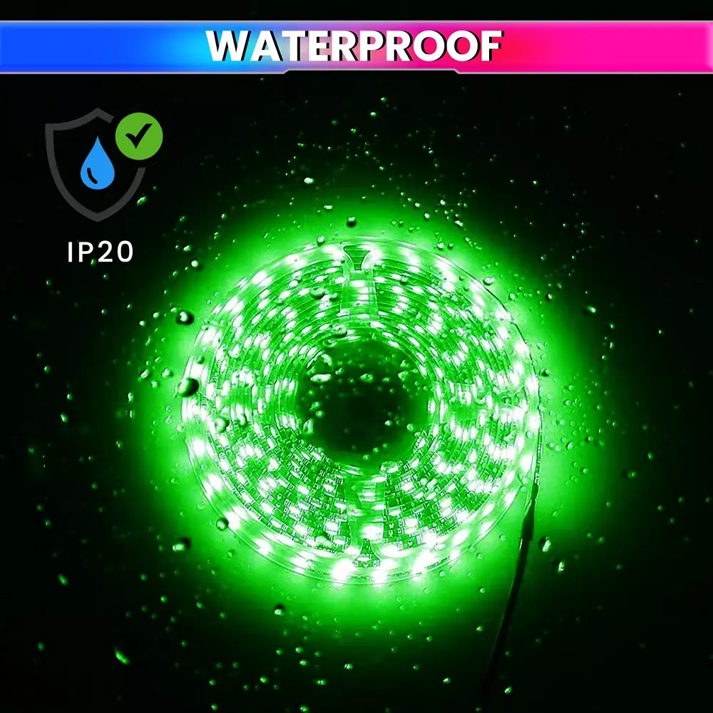 amiciVision LED Strip Light Green 240 LEDs/m & Length 5 m