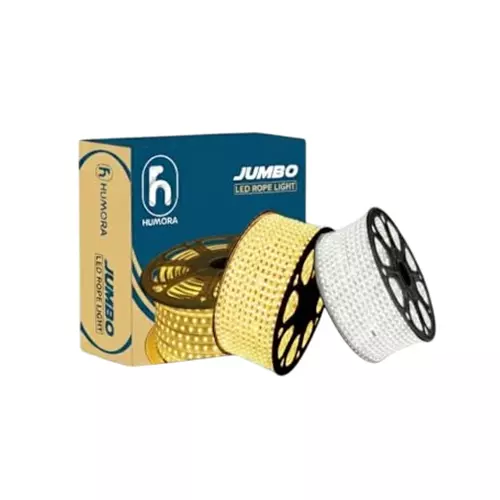 Humora LED Rope Light 50 m Energy Efficient Flexible Decorative Lighting 10 W Waterproof Aluminum, Copper Cool White