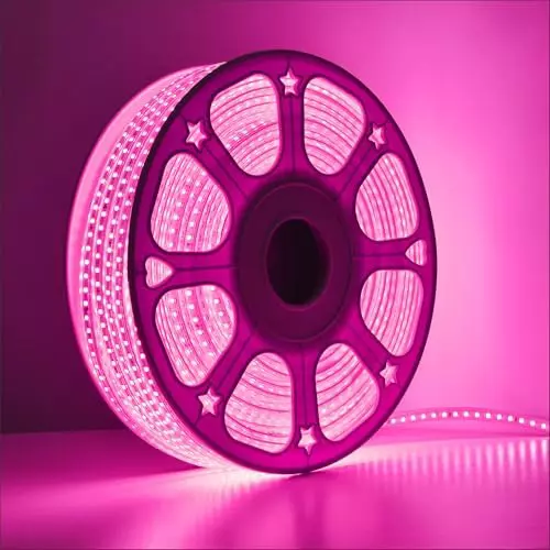 FORUS LED Rope Light Pink Length 20 m