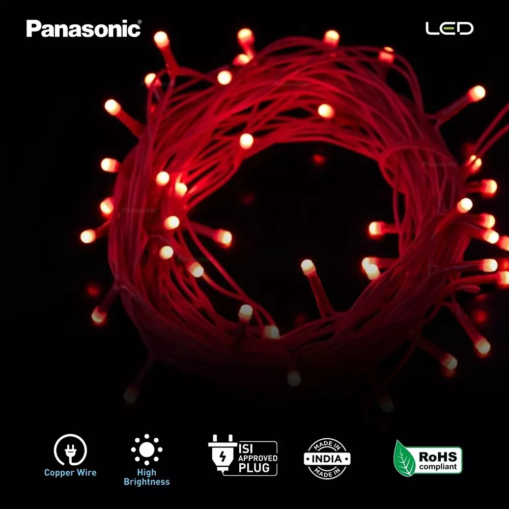 Panasonic String Light Red 10 m, PLLM0103R