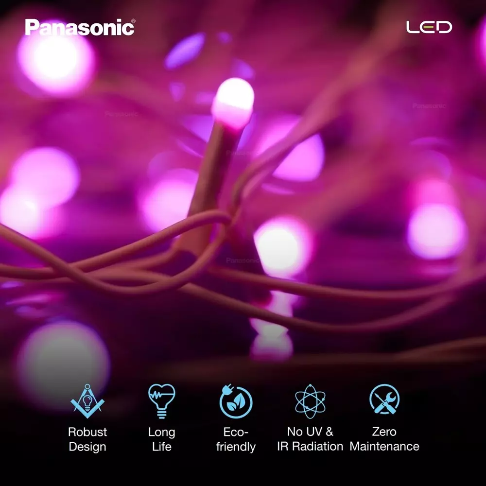 Panasonic String Light Pink 10 m, PLLM0103P