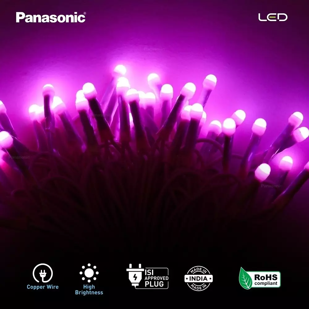 Panasonic String Light Pink 10 m, PLLM0103P
