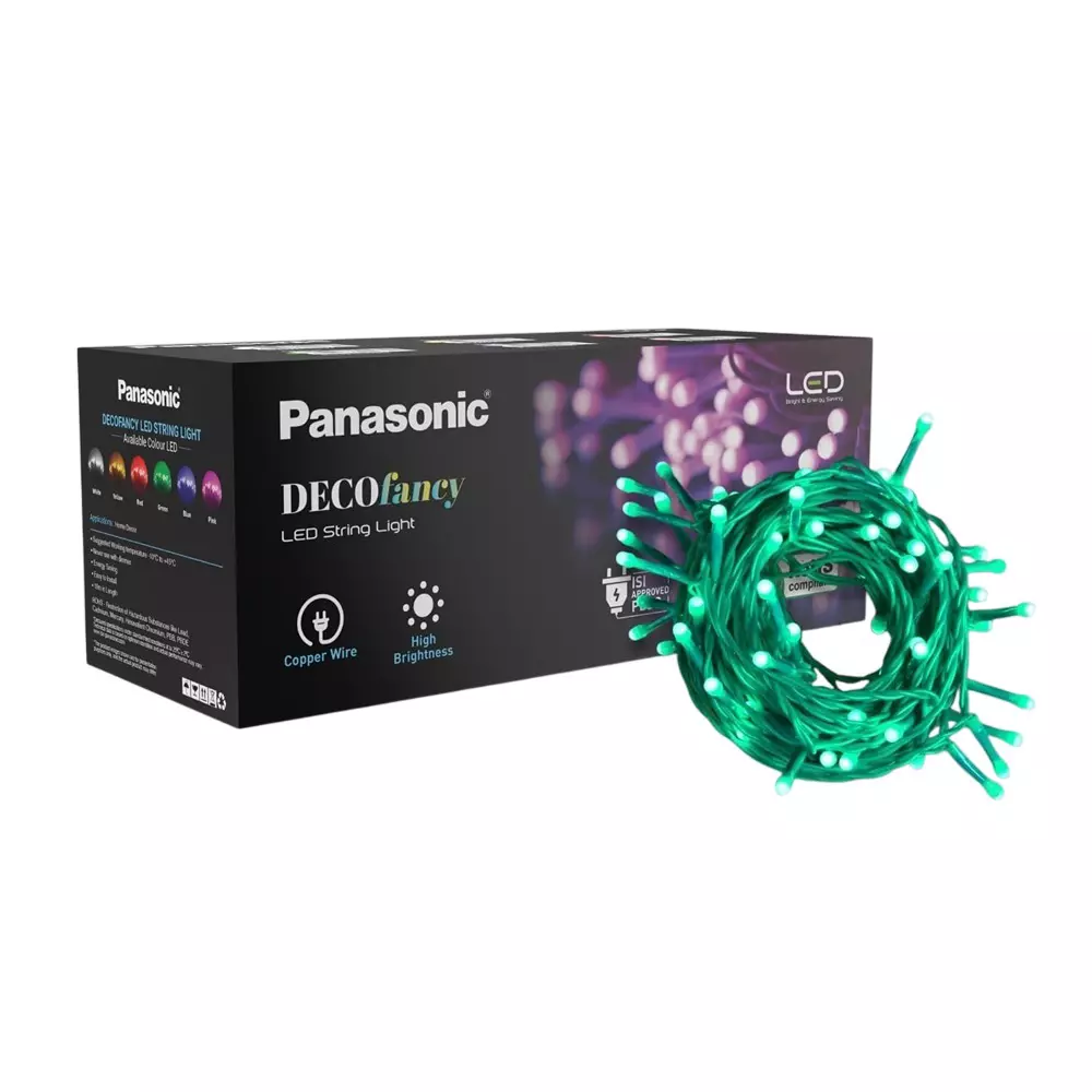 Panasonic String Light Green 10 m, PLLM0103G