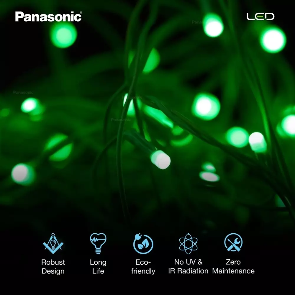 Panasonic String Light Green 10 m, PLLM0103G