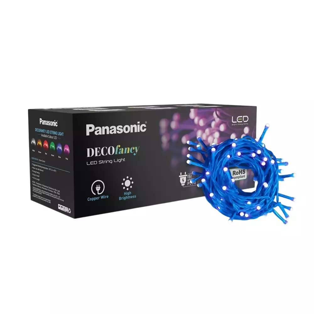Panasonic String Light Blue 10 m, PLLM0103B