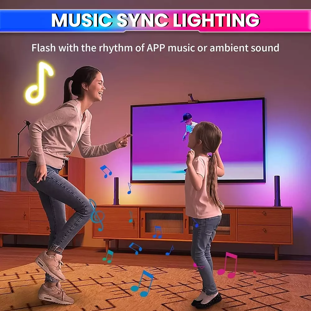 amiciVision Neon Strip Light RGB & Length 5 m