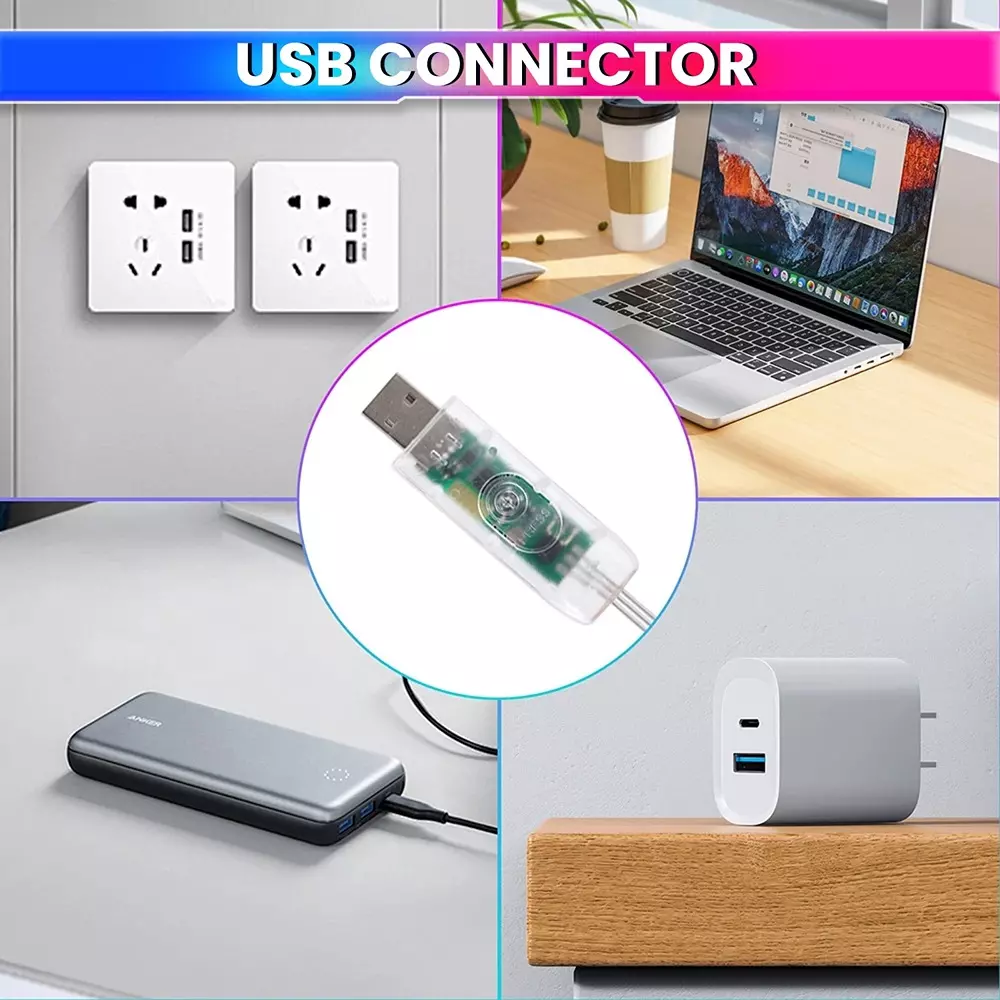 amiciVision Neon Strip Light RGB & Length 5 m