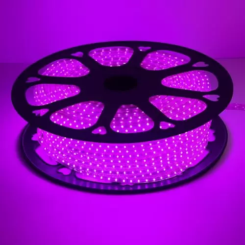 Humora LED Rope Light 50 m Energy Efficient Flexible Decorative Lighting 10 W Waterproof Copper Pink