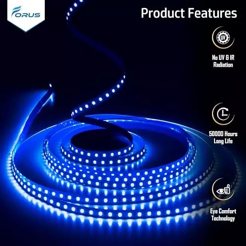 forus-led-strip-light-5-m-length-120-ledsm-12-v-dc-blue-fe5mstriplight-blue-1pc