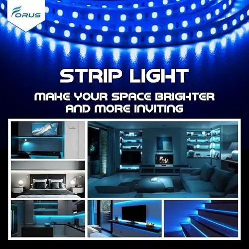 forus-led-strip-light-5-m-length-120-ledsm-12-v-dc-blue-fe5mstriplight-blue-1pc