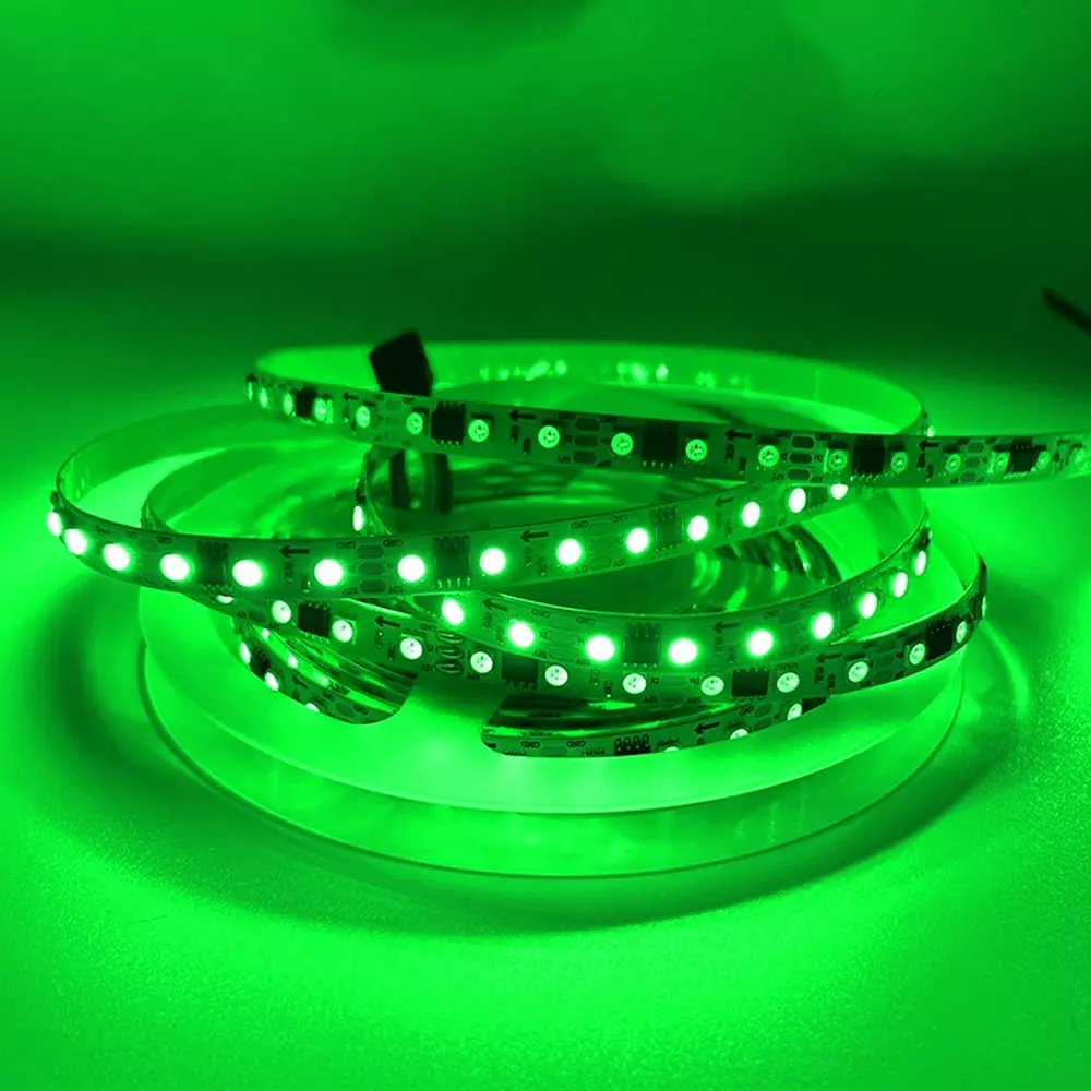 amiciVision LED Strip Light Green 120 LEDs/m & Length 5 m