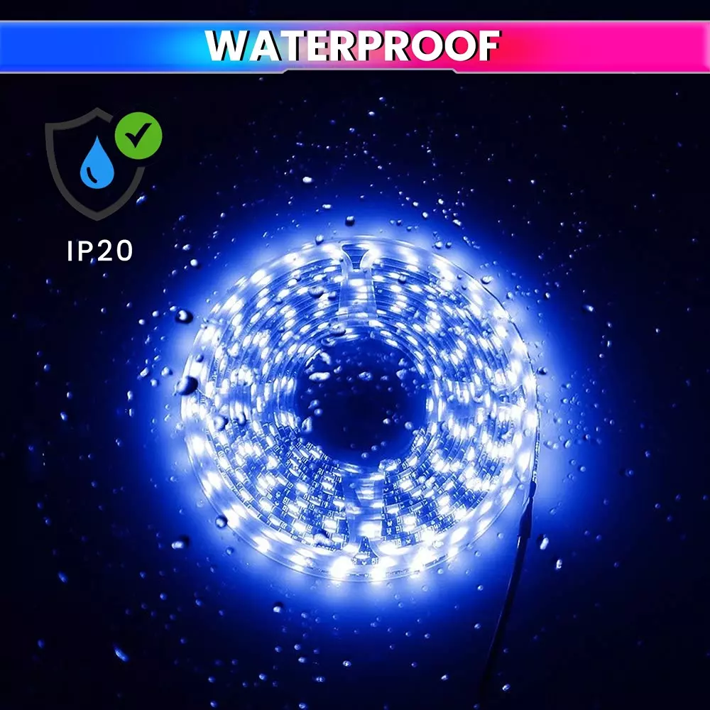 amiciVision LED Strip Light Blue 240 LEDs/m & Length 5 m