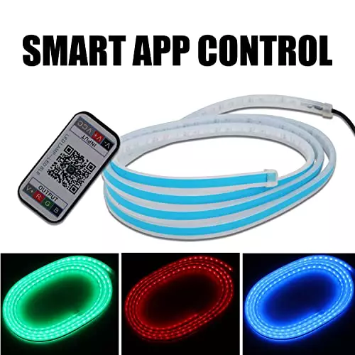 Allextreme DRL Front Daytime Running Hood Lamp Strip LED Light for Cars, SUVs, EXCLDH2