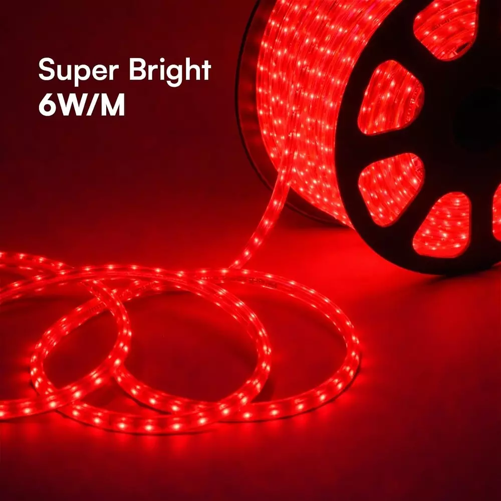 magik-5-w-per-metre-stream-led-strip-light-with-adapter-red-color-and-polypropylene-enclosure-rusr006r1800-roll-of-5-m