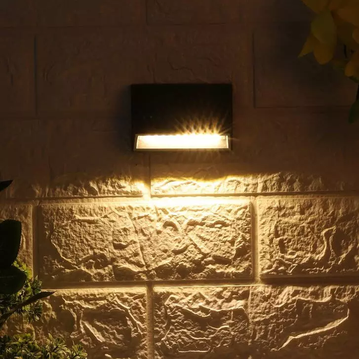 ELIANTE Wall Light Metal Outdoor Grey for Living Room, Bedroom, Dining Room, Kitchen