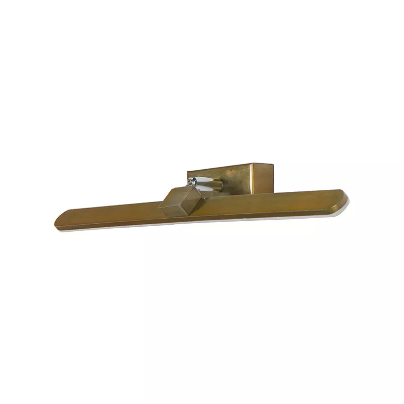 Fos Lighting Picture Light 12 W Aluminium Brass Antique, 1042Straight-AL-BRSA-LED-12W-3K-PL