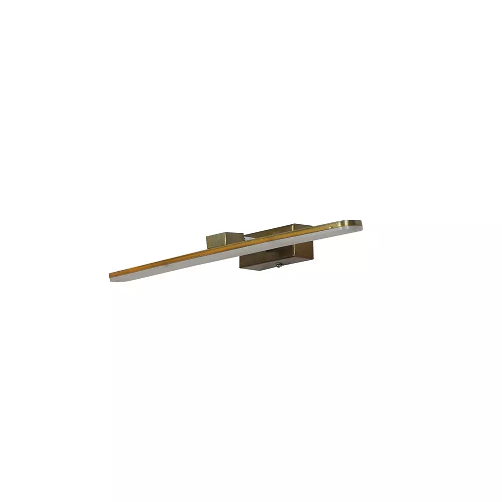 Fos Lighting Picture Light 12 W Aluminium Brass Antique, 1042Straight-AL-BRSA-LED-12W-3K-PL