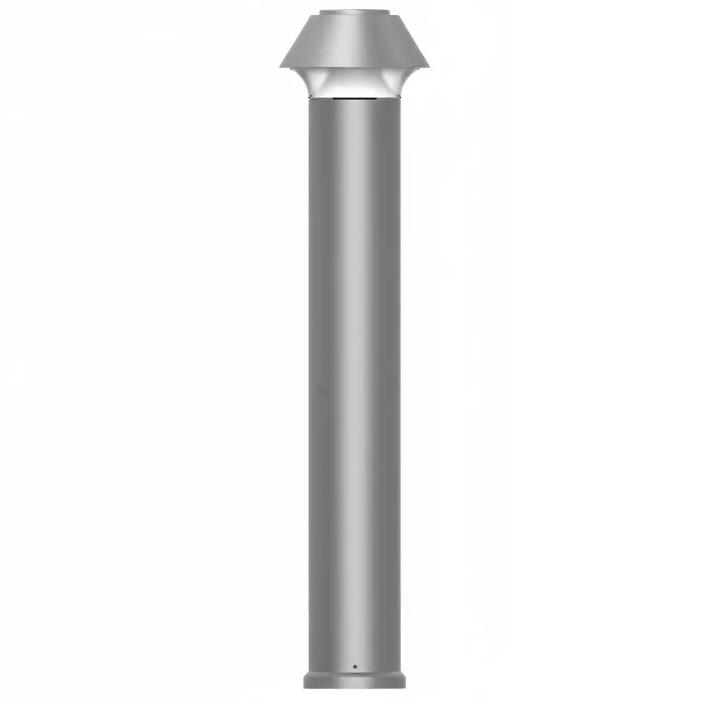 ALT Bollard Outdoor Wall Light Dark Grey Body Color 12 W Warm White Light Color, ALT0577BL80