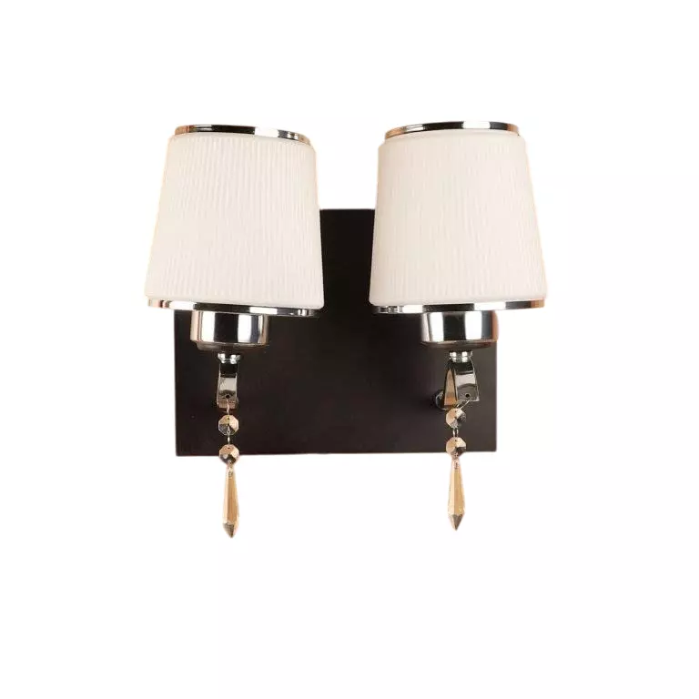 ELIANTE Blanca-Plateada MDF Wall Light Brown Semi Flush Mount Blanca-Plateada