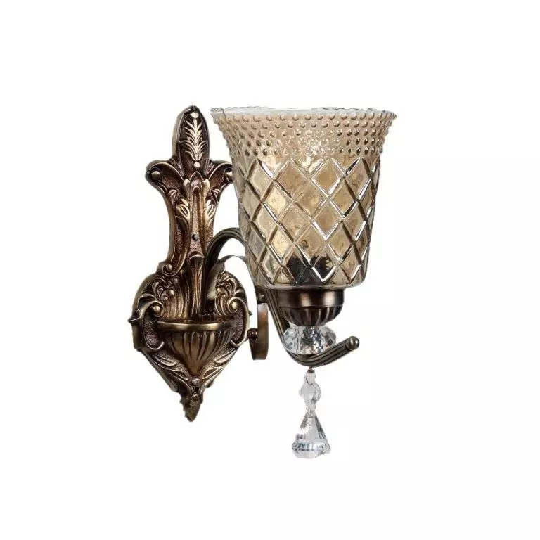 ELIANTE Wall Light Antique Brass Flush Mount Without Bulb, M-7007-1W