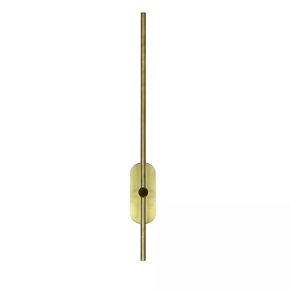 Fos Lighting Wall Light 18 W Mild Steel Brass Matt, Saber5400-MS-BRSM-LED-18W-3K-WL