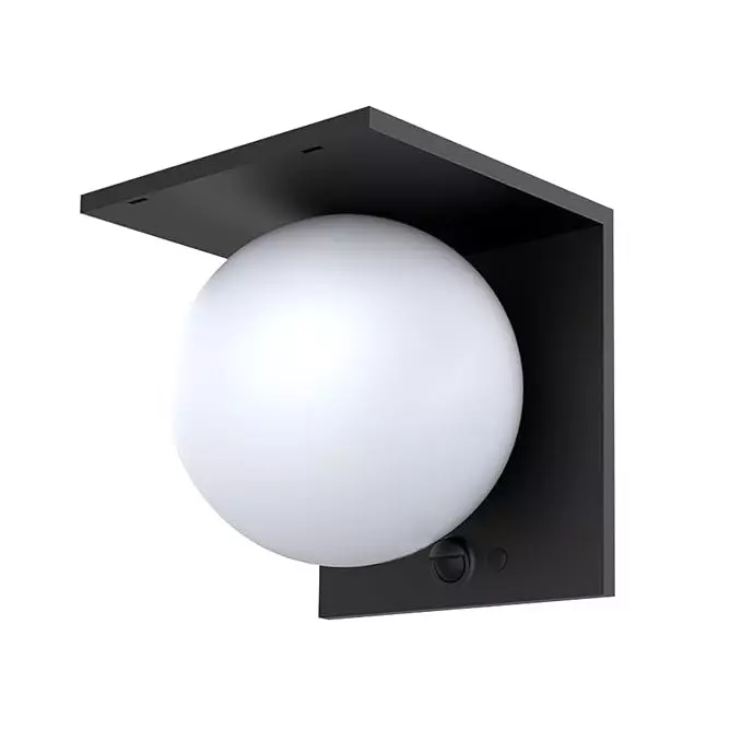 Havells 1.5 W LED Glow Wall Light Solar Sunlit Glow Series With PIR Motion Sensor and IP54 Rating, LHEOAWP6TZ5K1X5