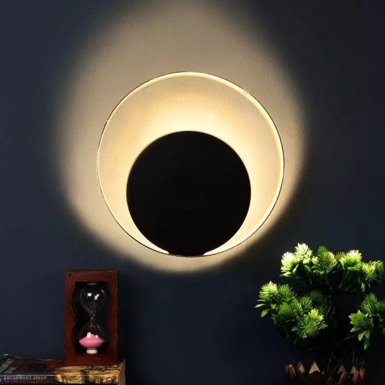 ELIANTE Wall Light Black Portable Corded Electric Indoor Flush Mount