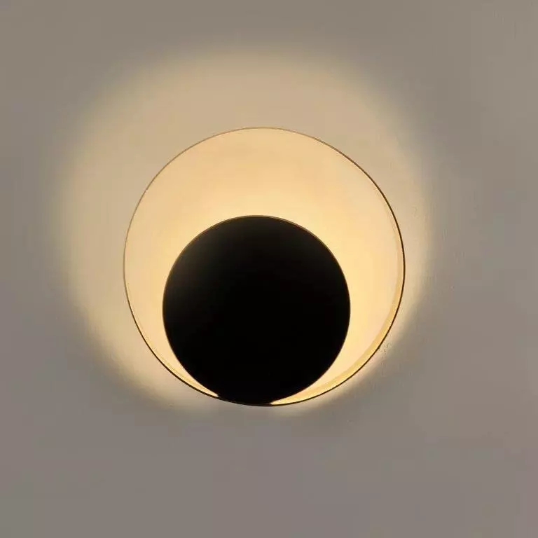 ELIANTE Wall Light Black Portable Corded Electric Indoor Flush Mount