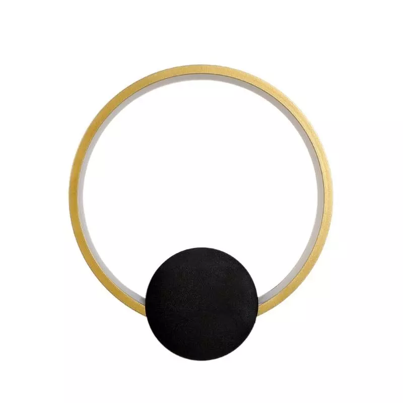 ELIANTE Wall Light Black and Gold Corded Electric Power