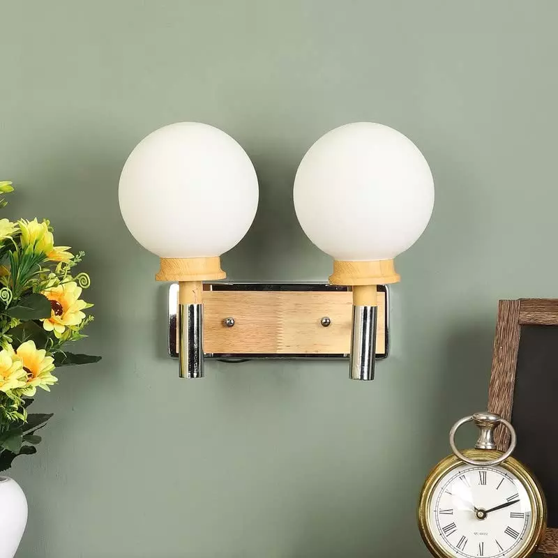 ELIANTE Wall Light Wooden Without Bulb, S-239-2W