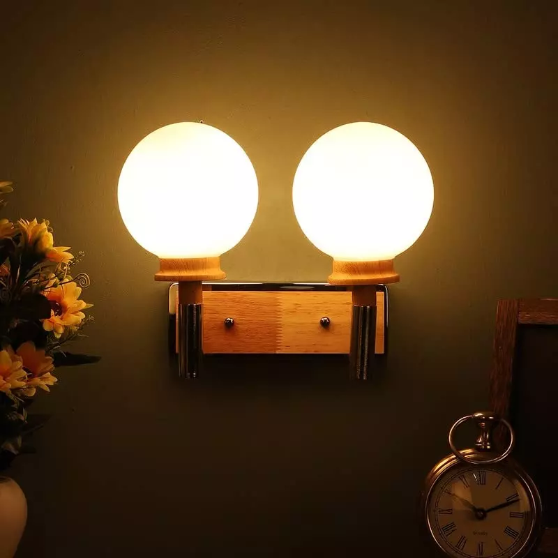 ELIANTE Wall Light Wooden Without Bulb, S-239-2W