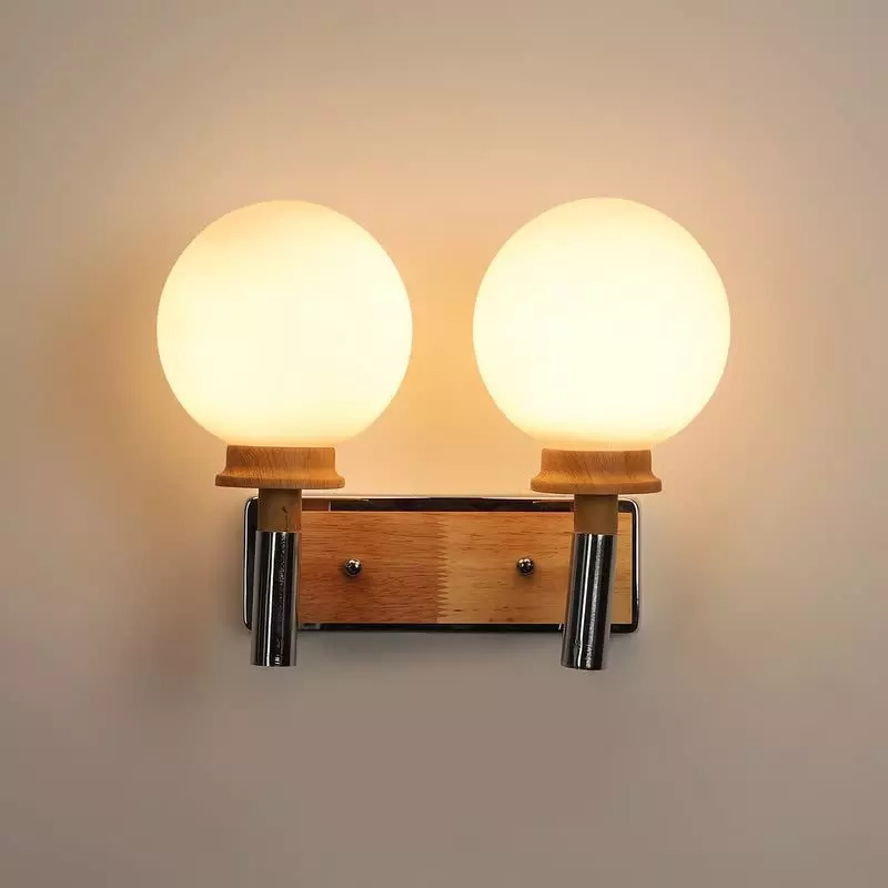 ELIANTE Wall Light Wooden Without Bulb, S-239-2W